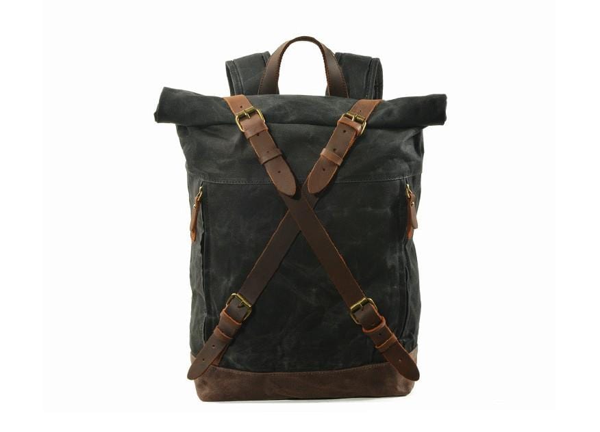 Small Womens Canvas Backpack Purse Bag Unisex Style
