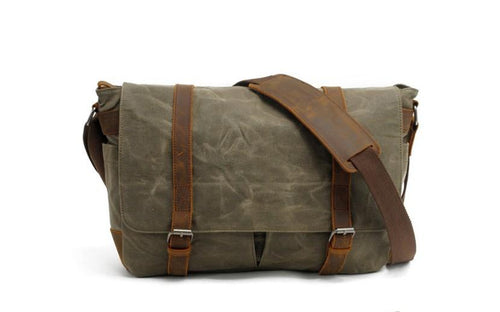 Canvas Laptop Messenger Bag Shoulder Handbag