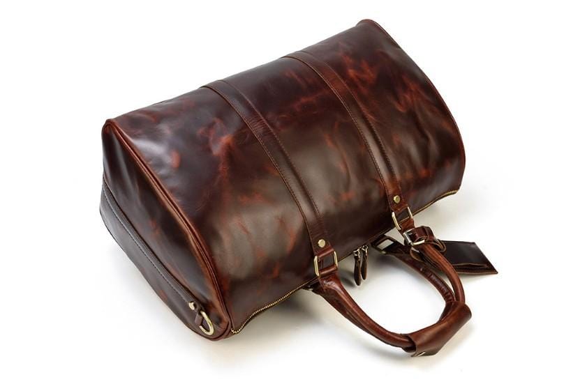 Leather Travel Bag Luggage Duffel Weekender Bag