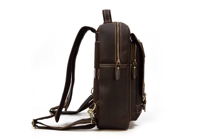 Leather Backpack Handbag School Girls Purse