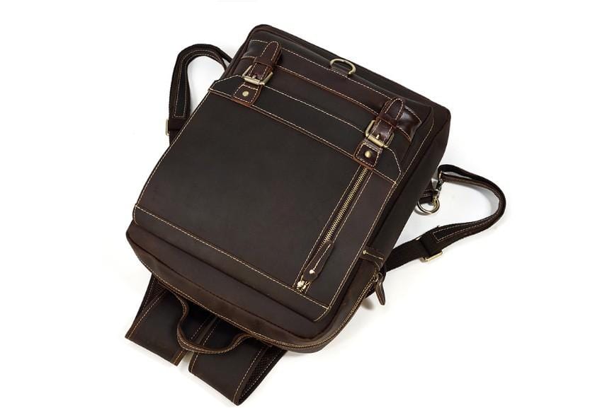 Leather Backpack Handbag School Girls Purse