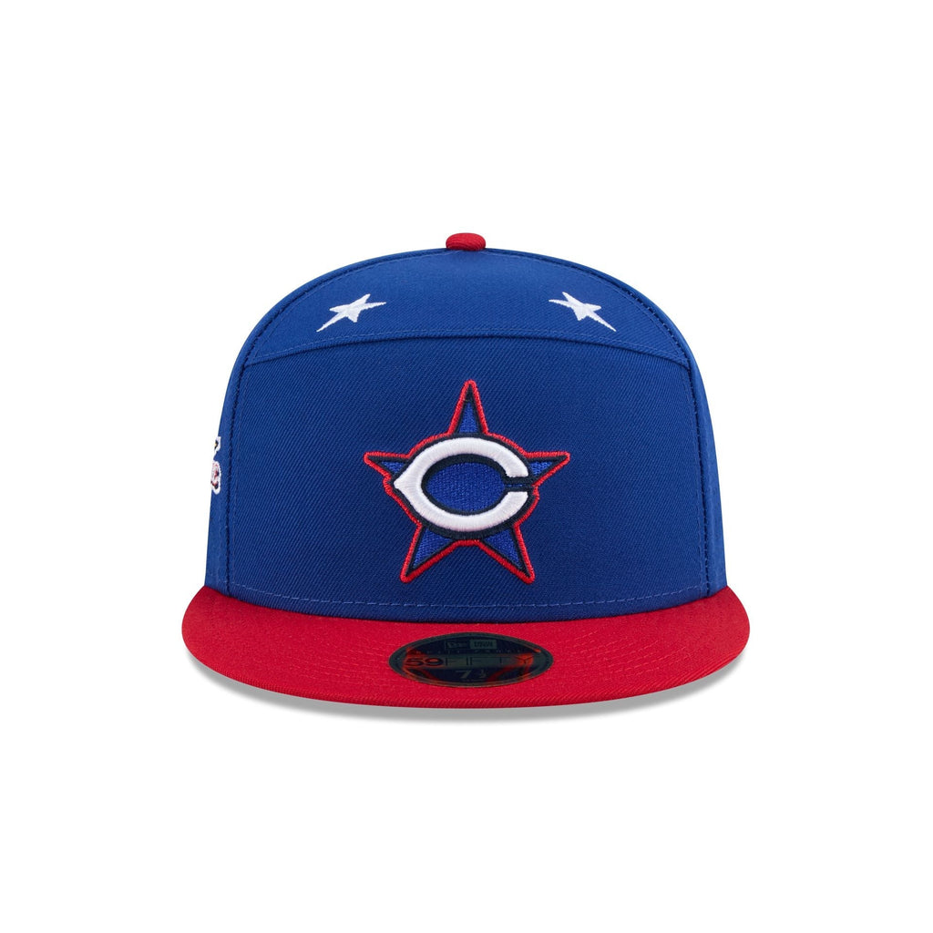 Cincinnati Reds 2025 All-Star Game Workout Split Panel 59FIFTY Fitted Hat