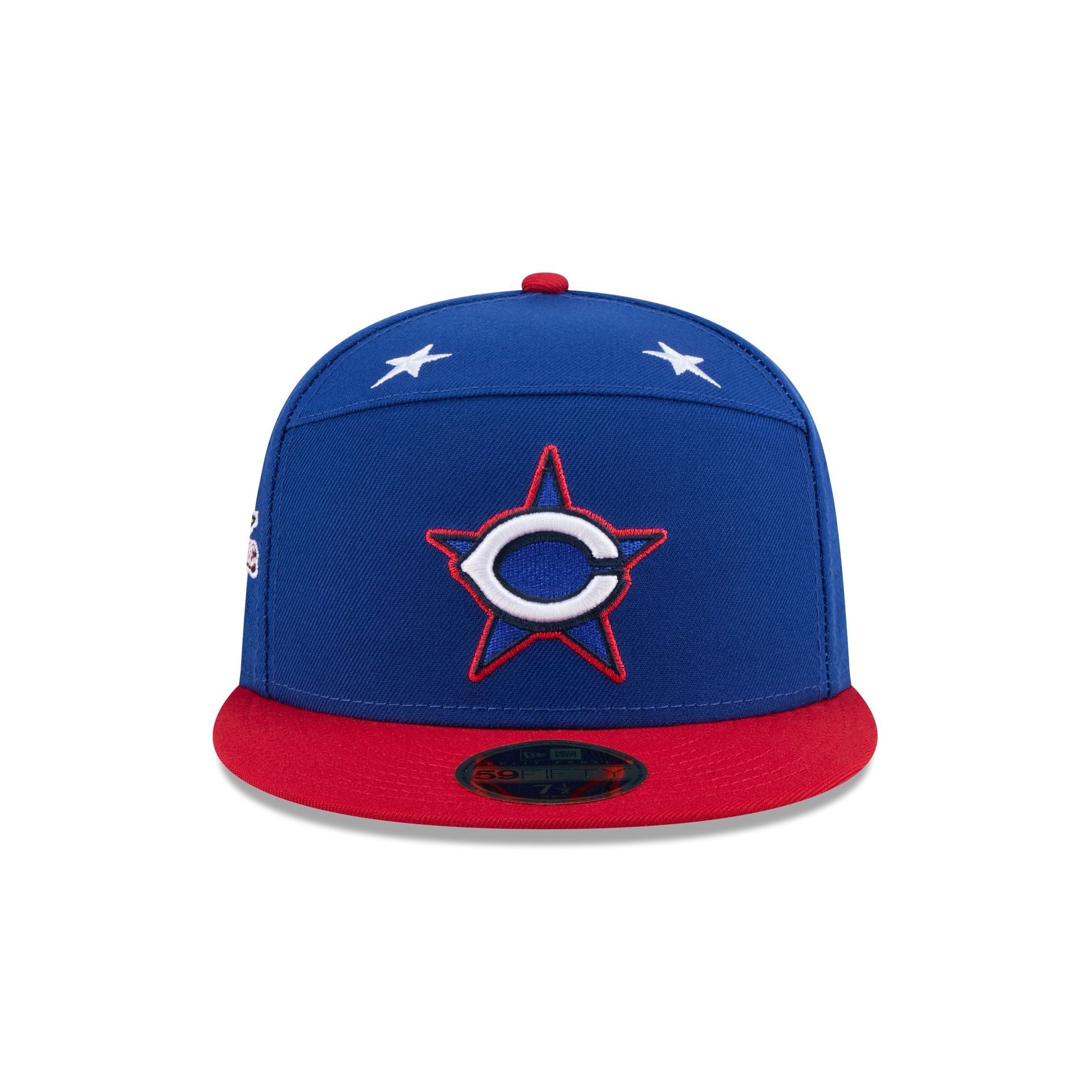 Cincinnati Reds 2025 All-Star Game Workout Split Panel 59FIFTY Fitted Hat