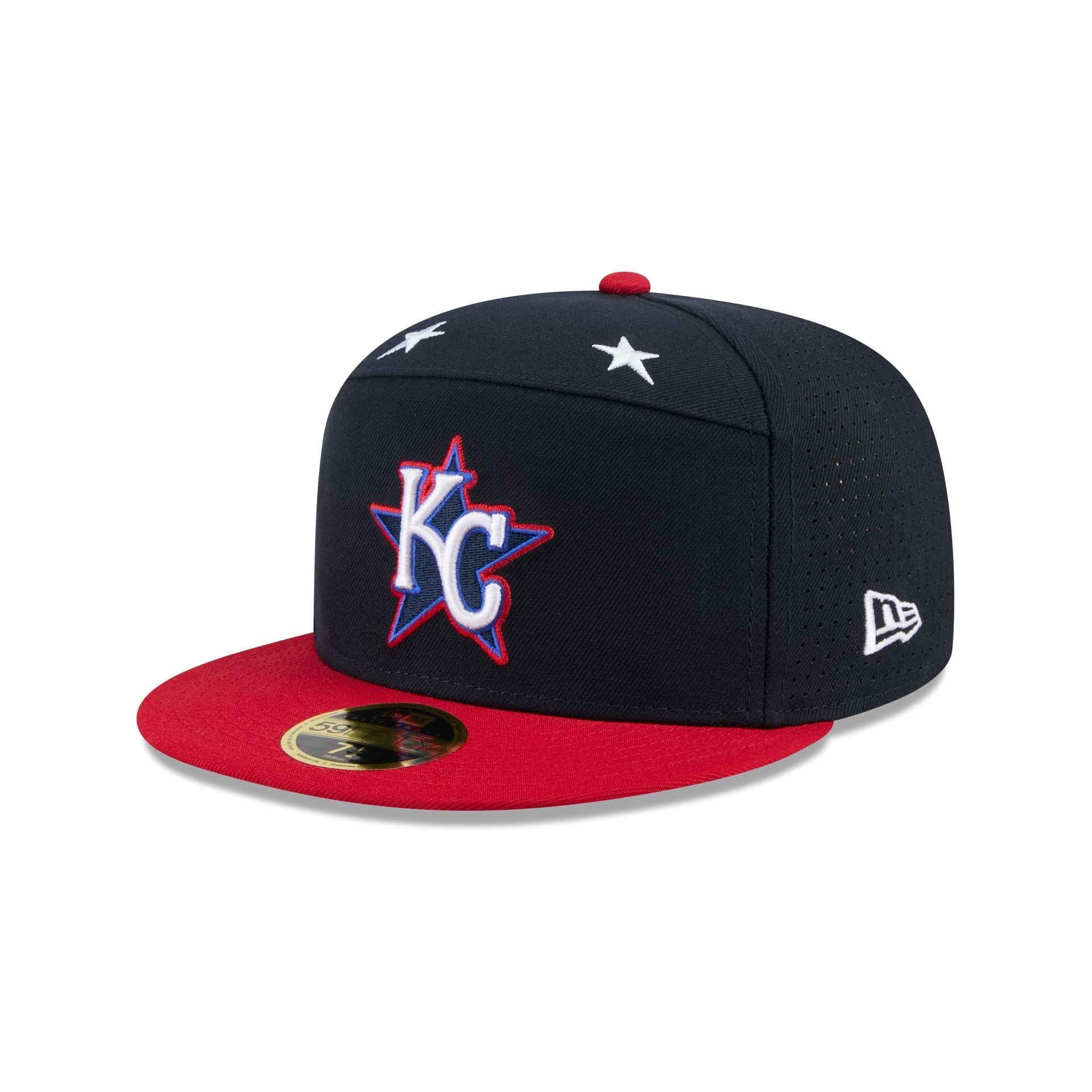 Kansas City Royals 2025 All-Star Game Workout Split Panel 59FIFTY Fitted Hat