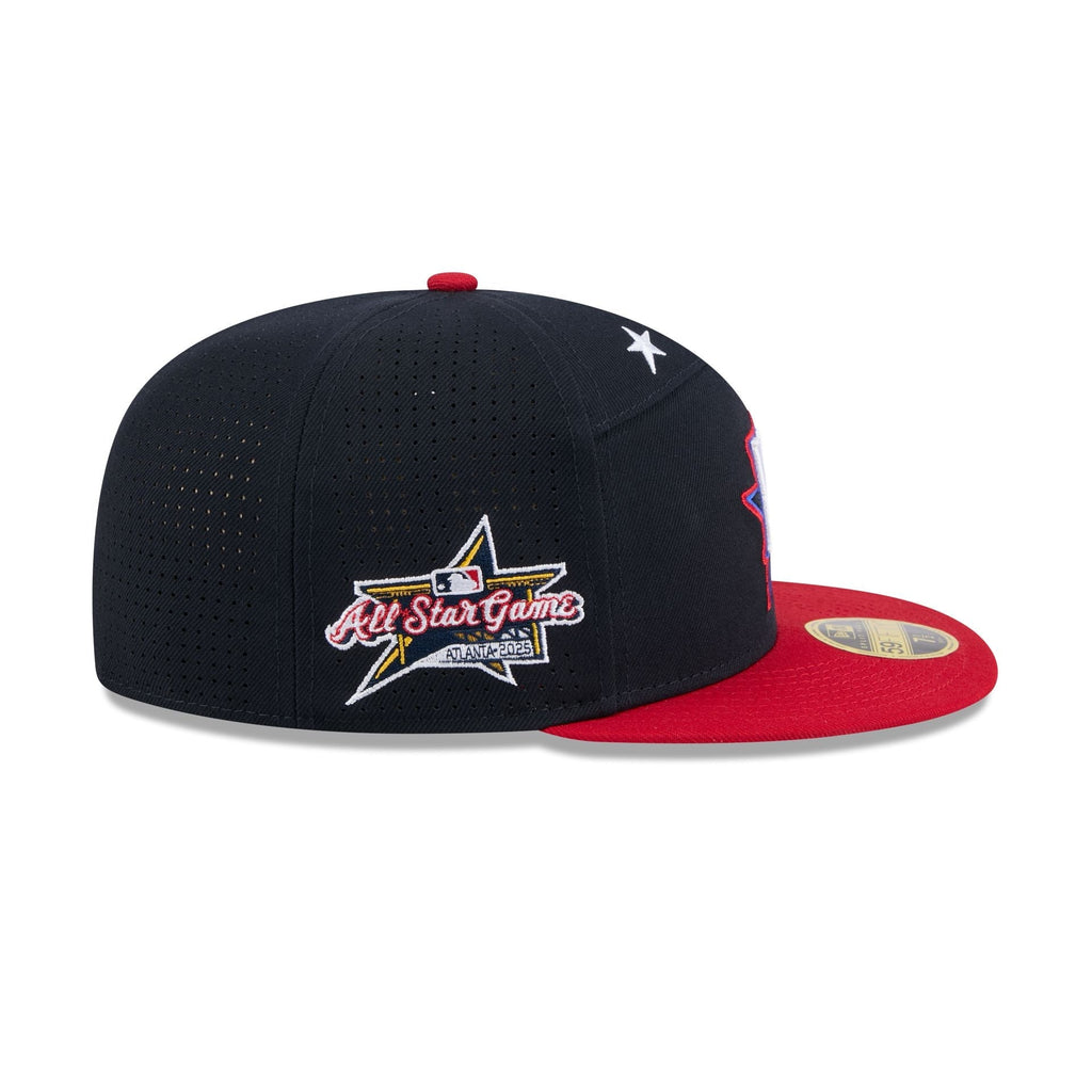 Kansas City Royals 2025 All-Star Game Workout Split Panel 59FIFTY Fitted Hat