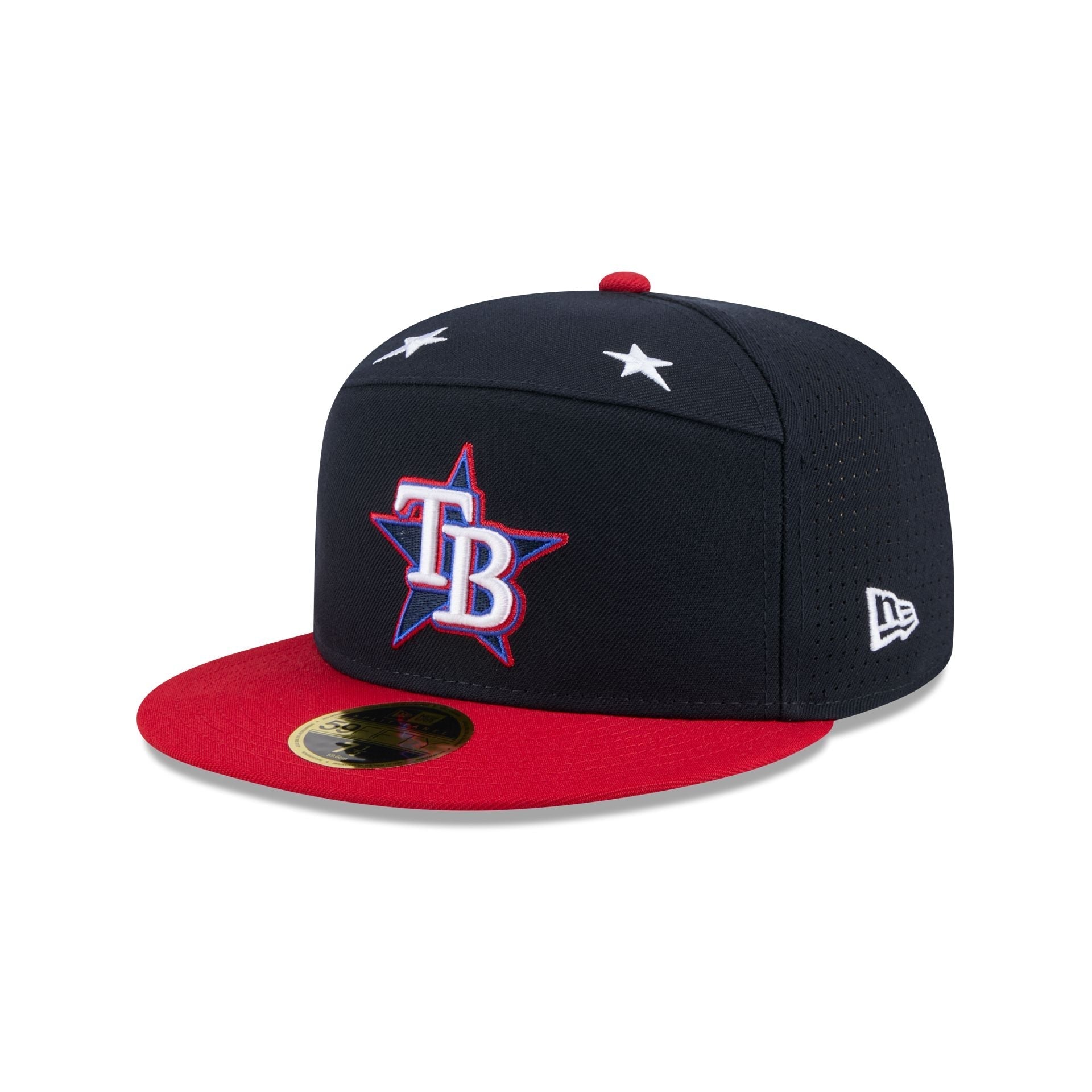 Tampa Bay Rays 2025 All-Star Game Workout Split Panel 59FIFTY Fitted Hat