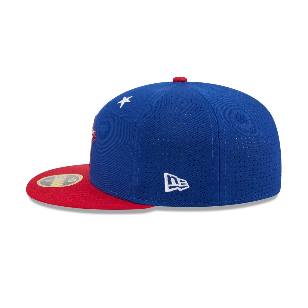 Miami Marlins 2025 All-Star Game Workout Split Panel 59FIFTY Fitted Hat