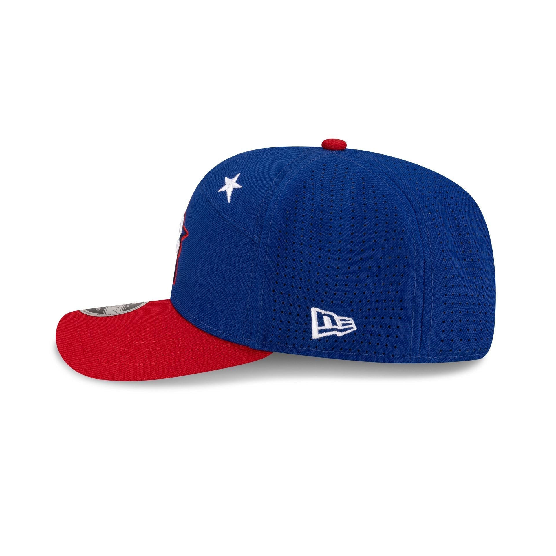 Cincinnati Reds 2025 All-Star Game Workout Split Panel 9SEVENTY Stretch-Snap Hat