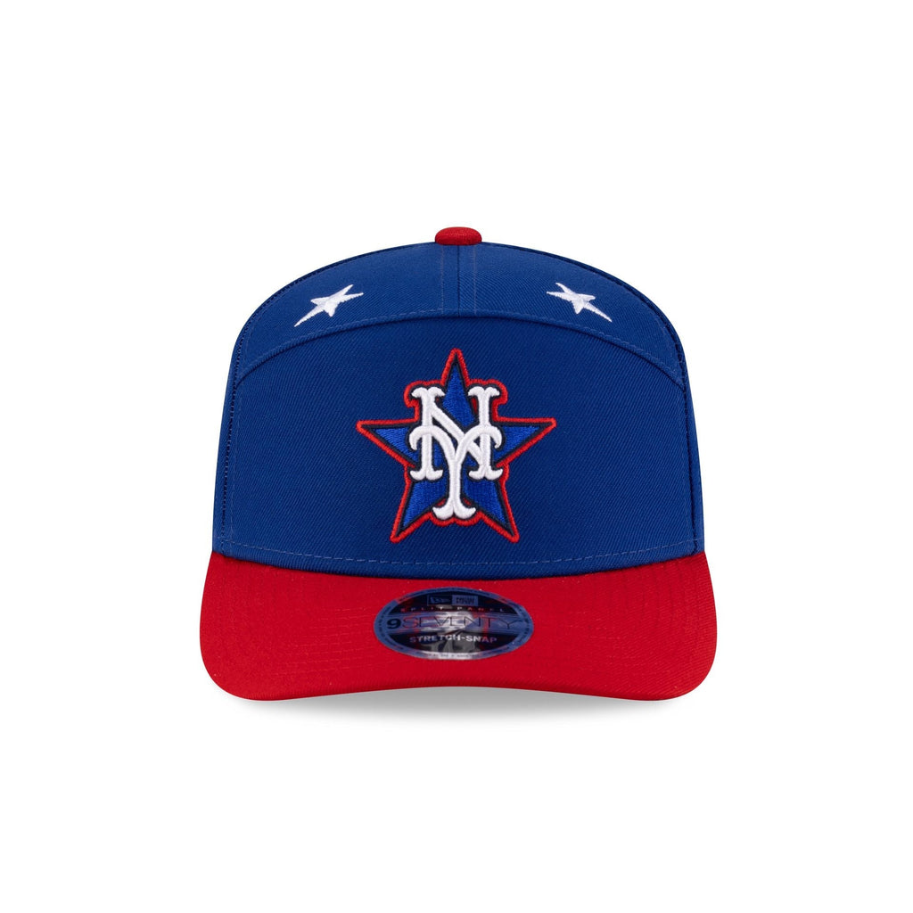 New York Mets 2025 All-Star Game Workout Split Panel 9SEVENTY Stretch-Snap Hat