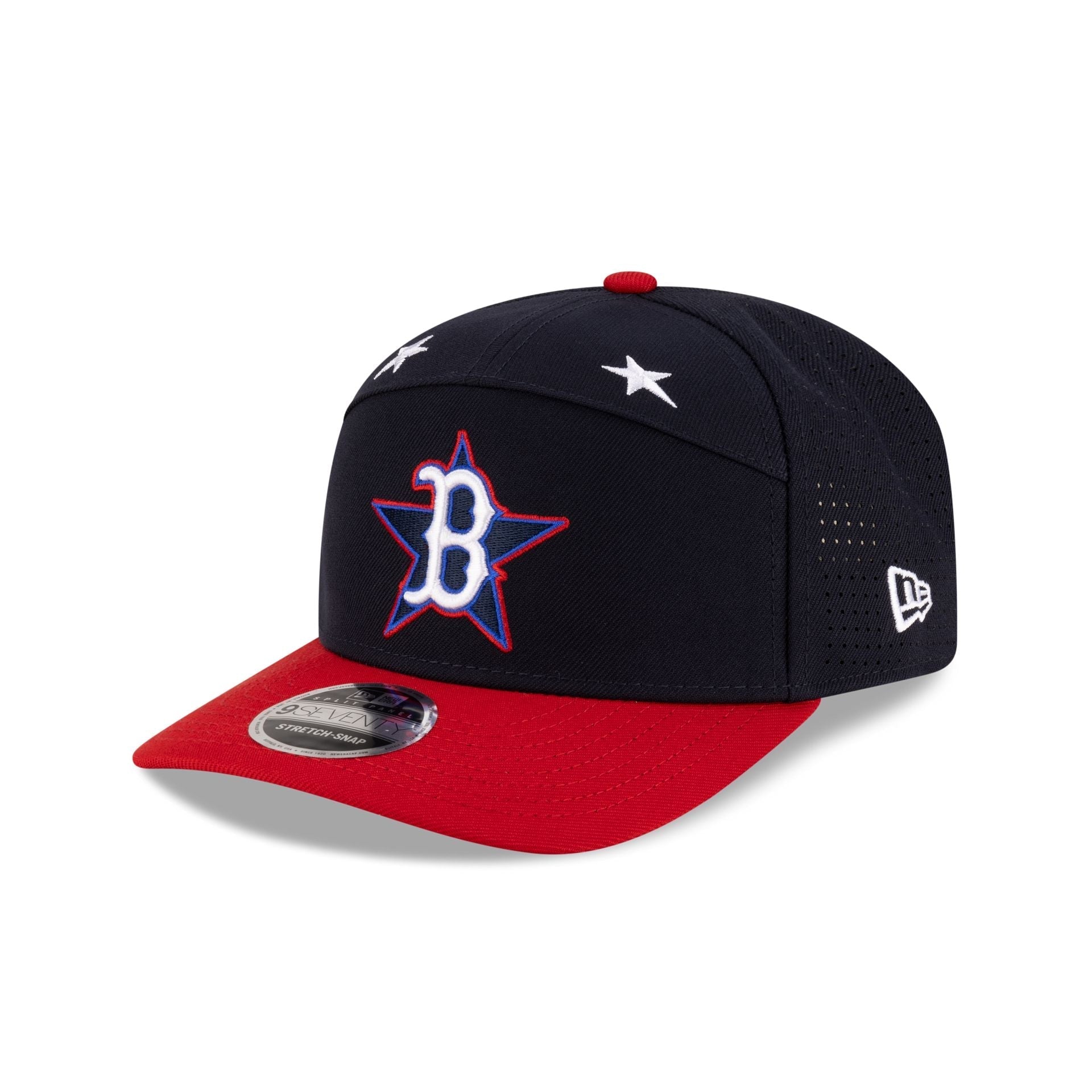 Boston Red Sox 2025 All-Star Game Workout Split Panel 9SEVENTY Stretch-Snap Hat