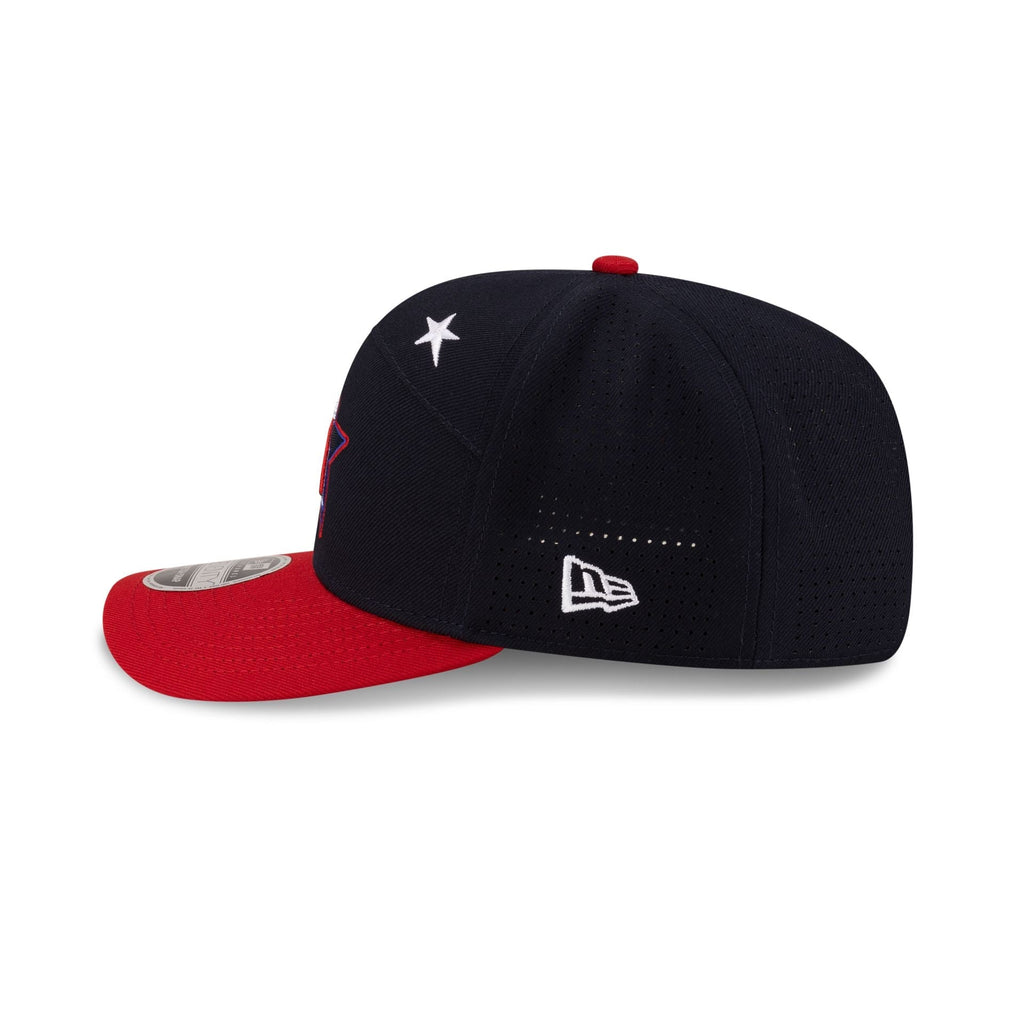 Los Angeles Angels 2025 All-Star Game Workout Split Panel 9SEVENTY Stretch-Snap Hat