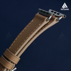 สายนาฬิกาหนัง Swift สำหรับ Apple Watch, นาฬิกาไขลาน - สี Peanut SW2208