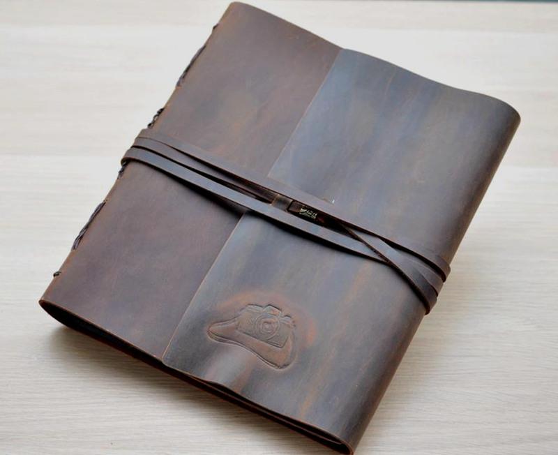 Personalized Leather Pet Photo Albums