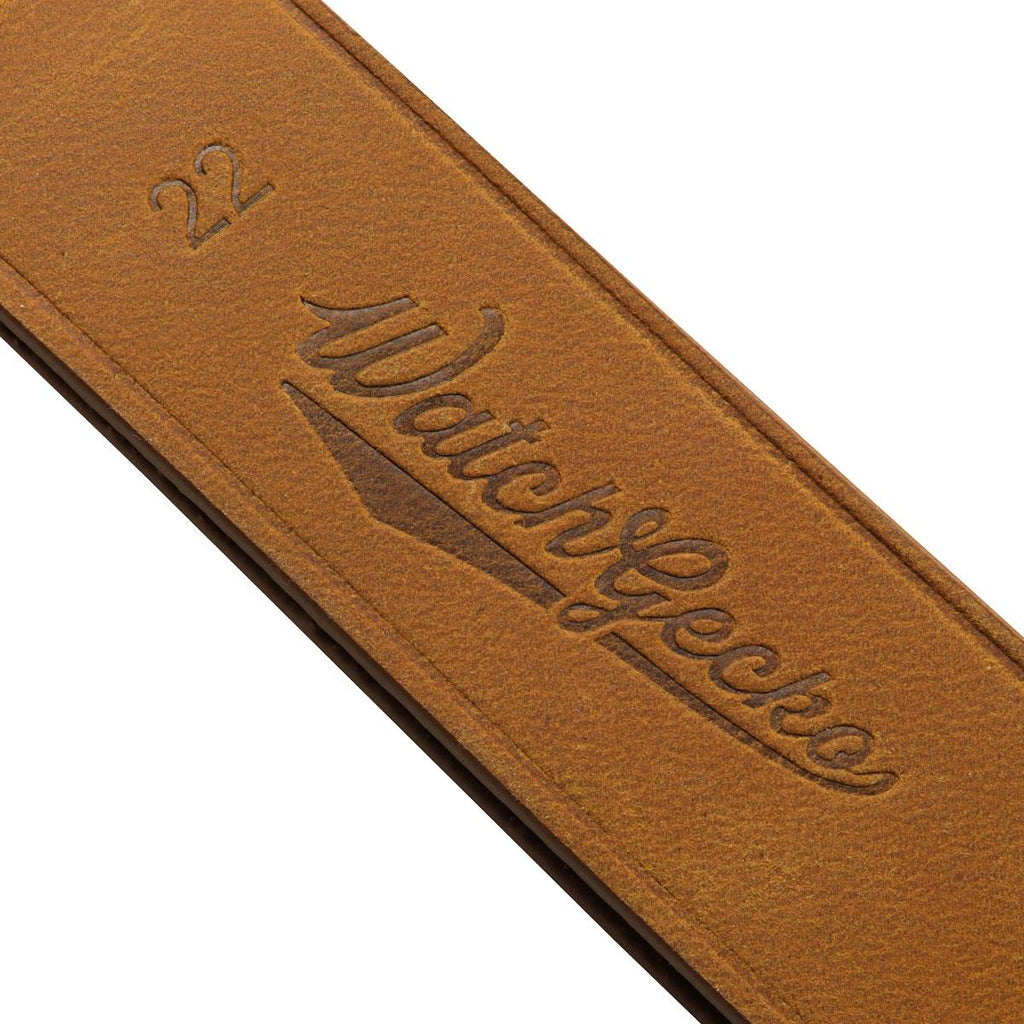 Cambridge Genuine Leather British Military Watch Strap - Light Brown