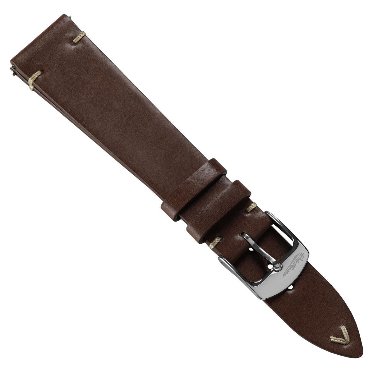 Cromford Horween Shell Cordovan Leather Armband - Edler Schokoladenbraun