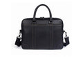 Mens Black Leather Messenger Bag Womens Satchel