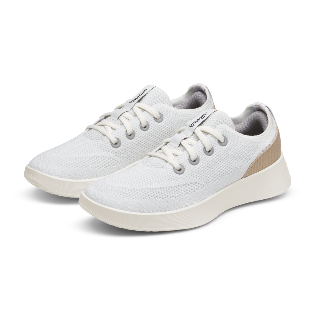 Women's Tree Runner Go - Blizzard/Light Khaki (Natural White Sole)