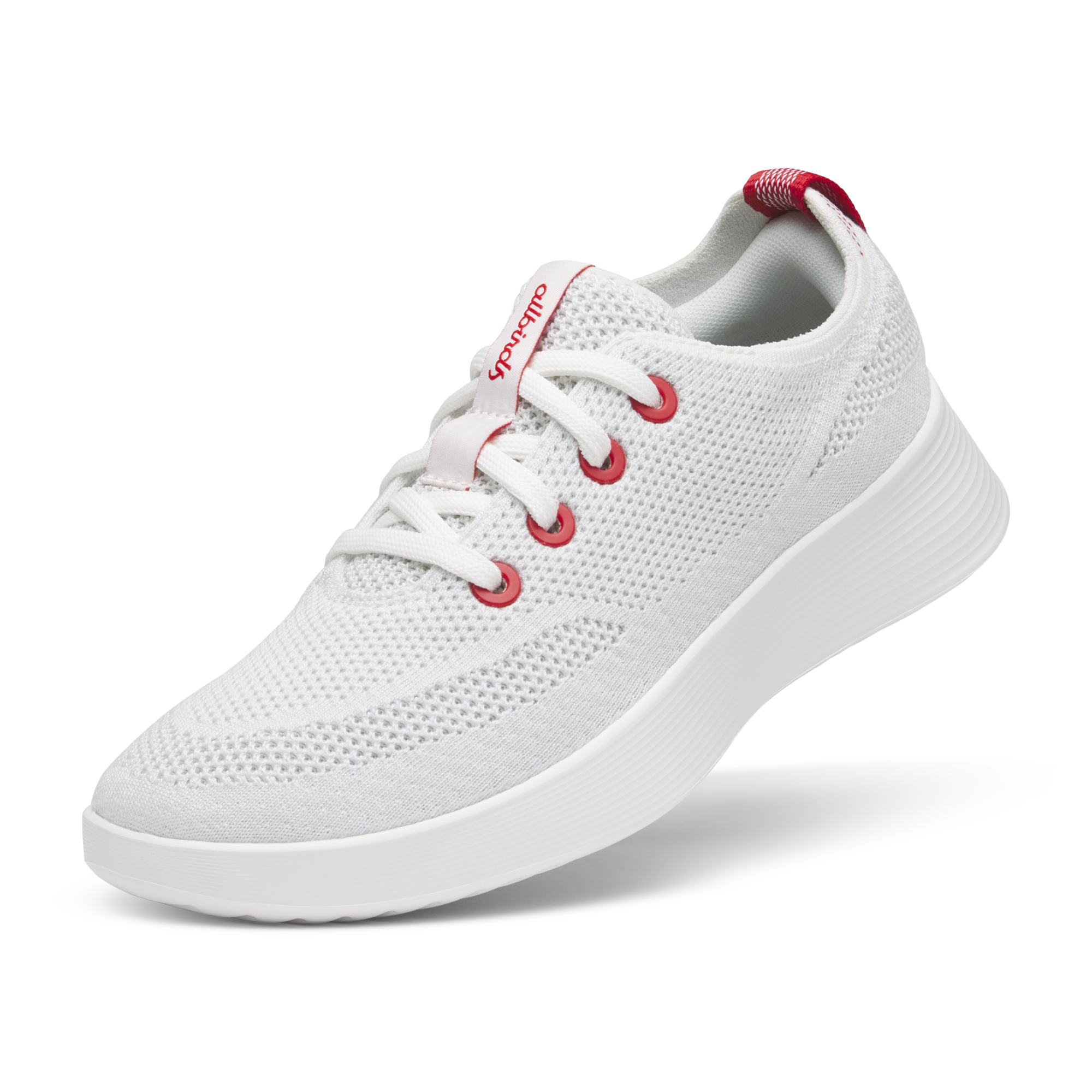 Women's Tree Runner Go - Blizzard/Bold Red (Blizzard Sole)