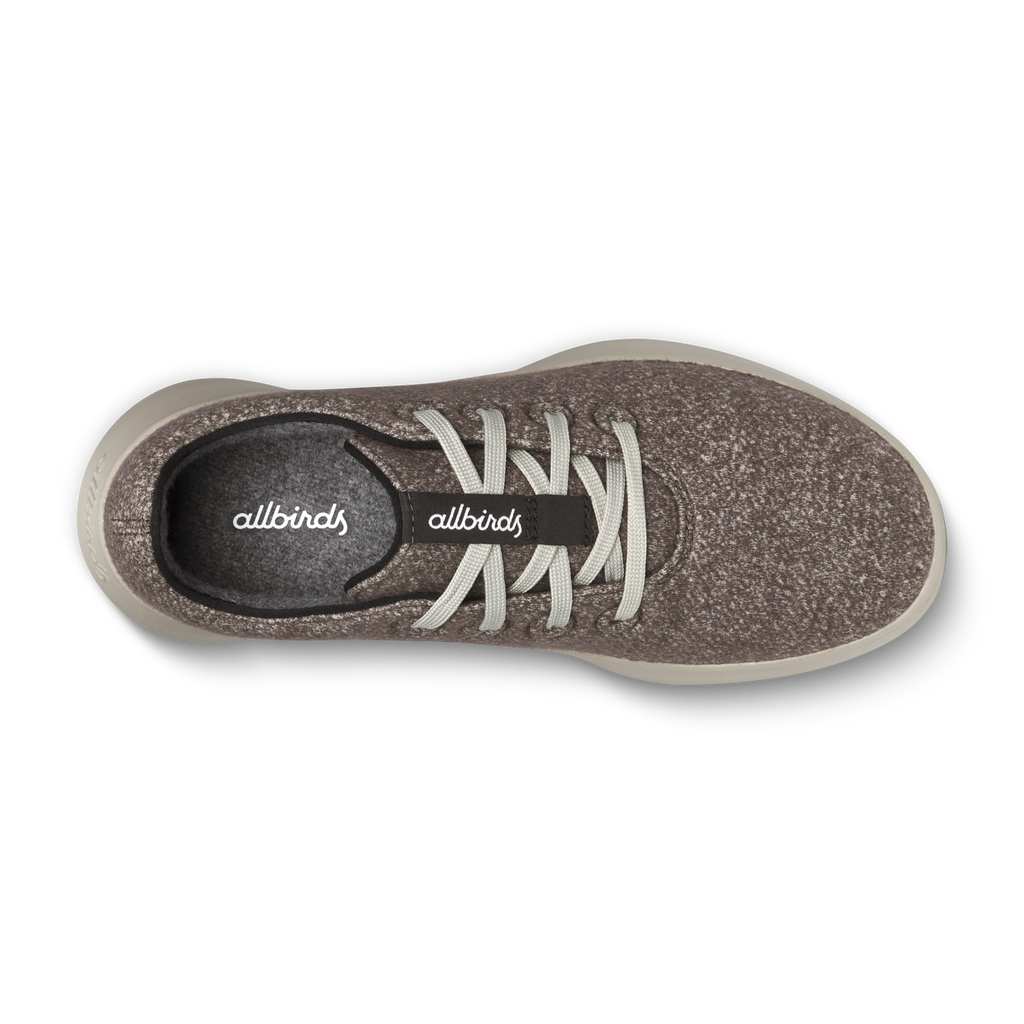 Men's Wool Runner Go - Rustic Brown (Weathered Grey Sole)