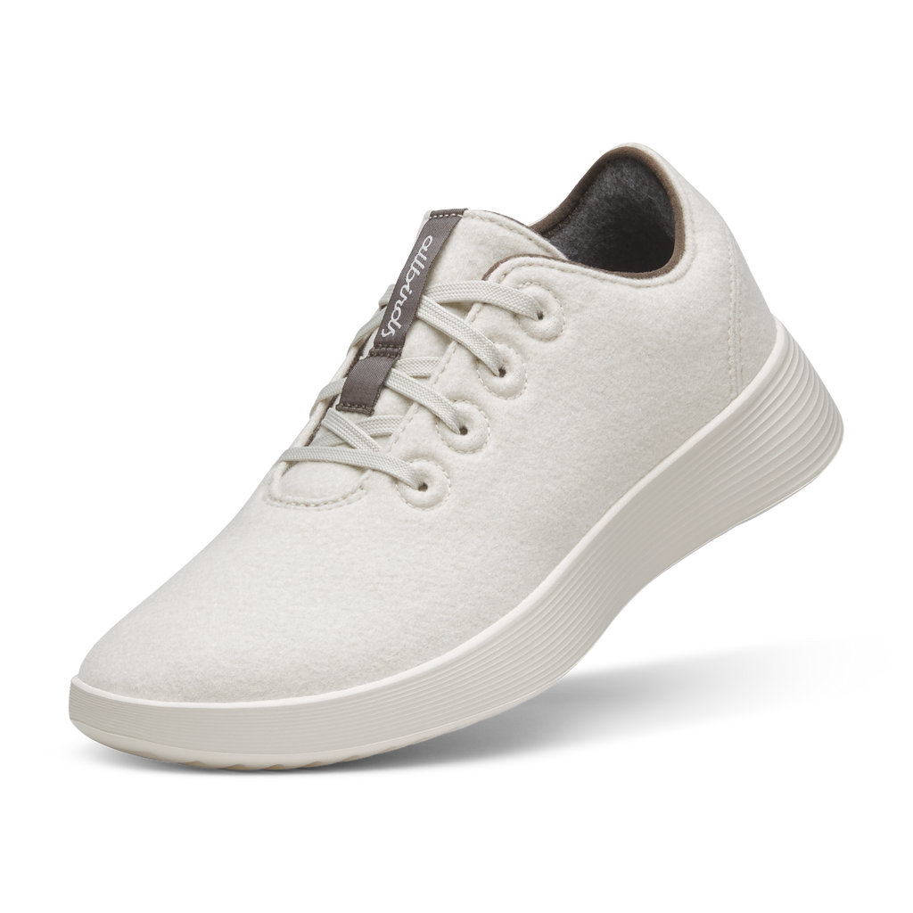 Men's Wool Runner Go - Weathered White (Twilight White Sole)