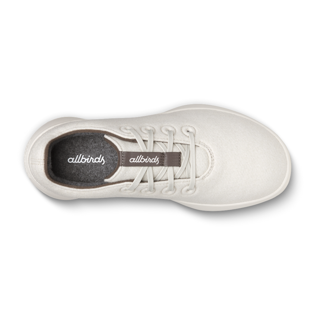 Men's Wool Runner Go - Weathered White (Twilight White Sole)