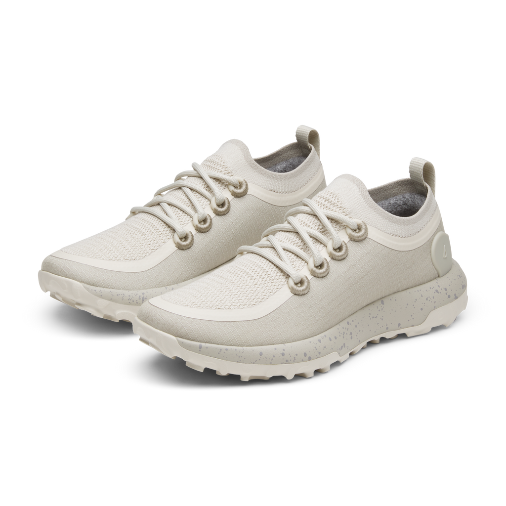Men's Trail Runner - Weathered White (Weathered Grey Sole)