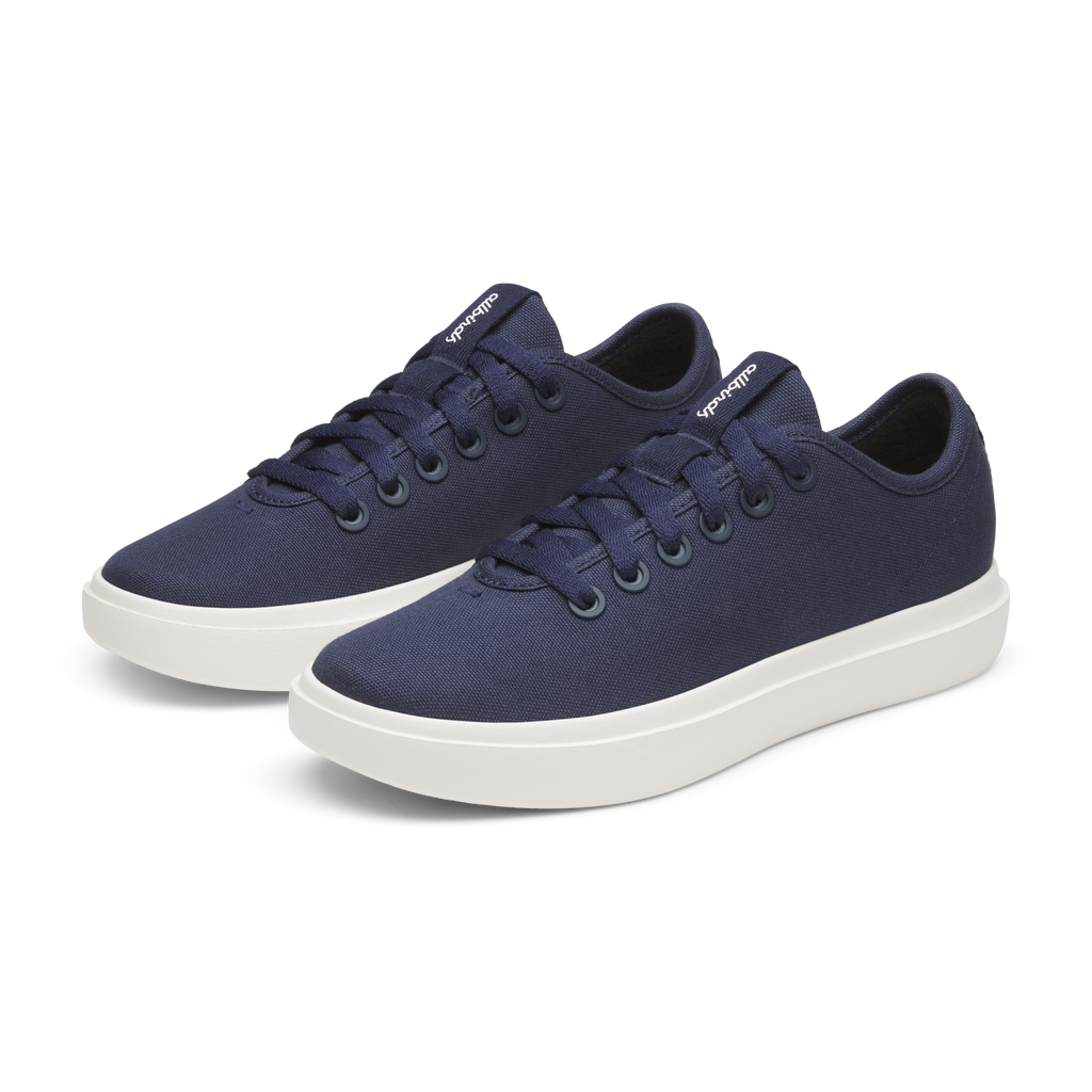 Women's Canvas Piper - Deep Navy (Natural White Sole)