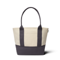 Mini Canvas Tote Bag - Natural White/Natural Grey