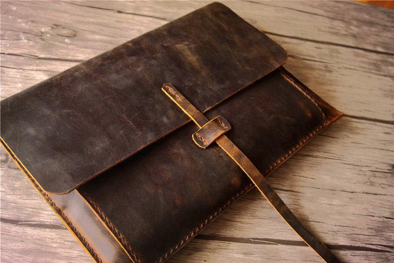 Personalized Leather Macbook Air 13 inch Cover Sleeve