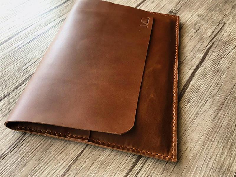 Personalized Leather Macbook Pro 13 inch Cover Sleeve