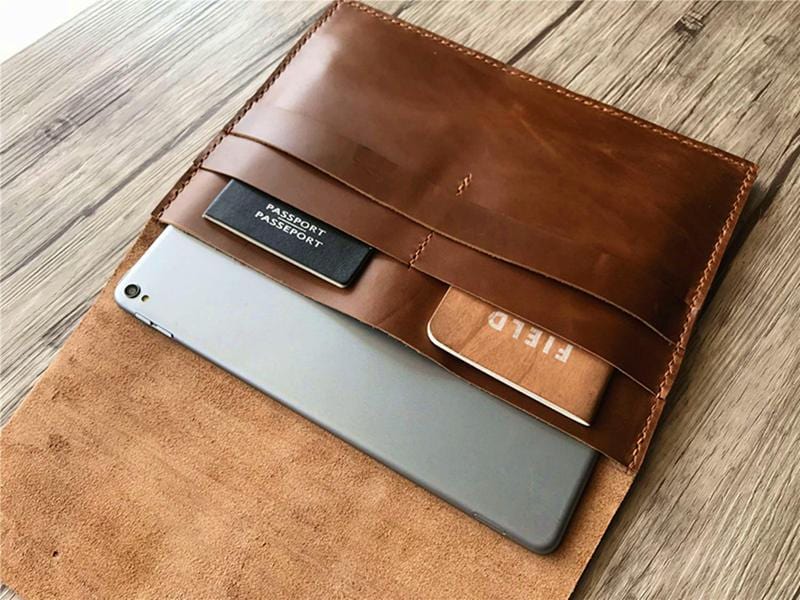 Personalized Leather Macbook Pro 13 inch Cover Sleeve