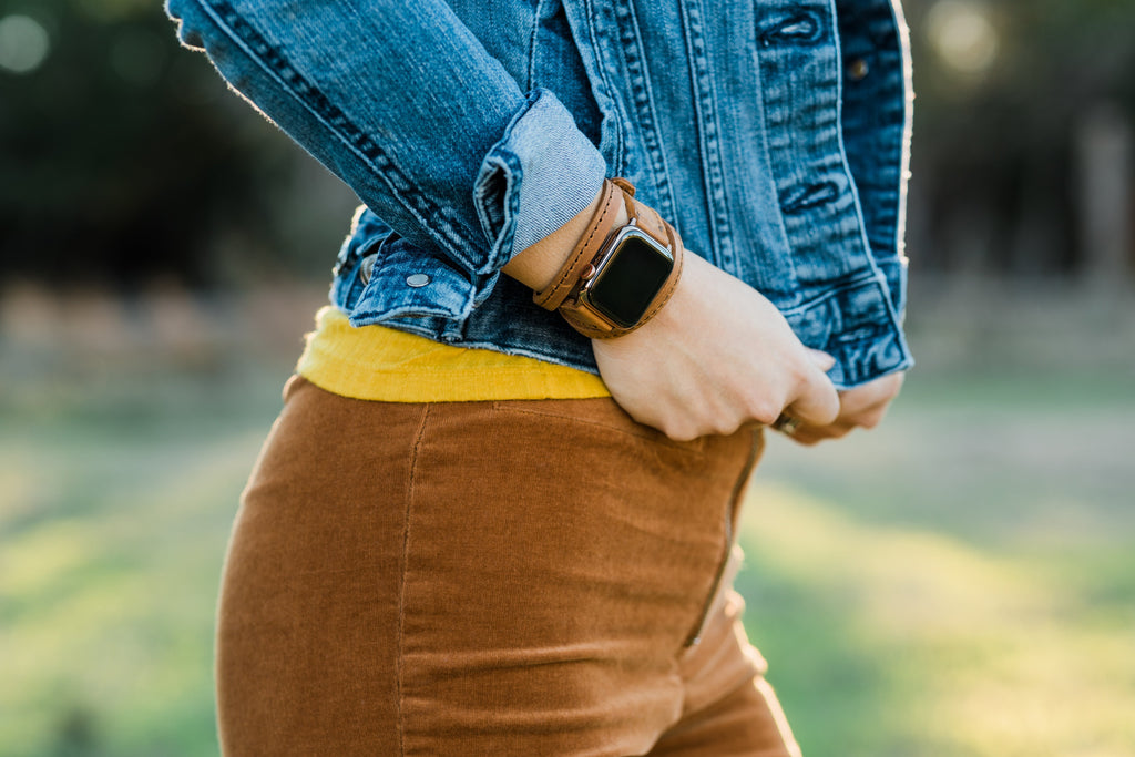 Triple Tour™ Apple Watch Band - Tobacco
