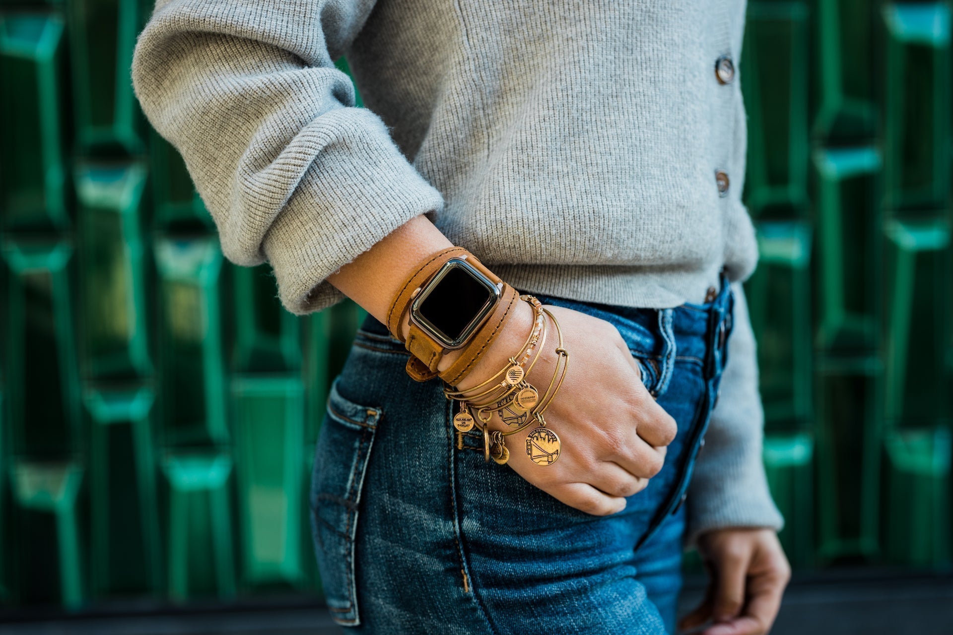 Triple Tour™ Apple Watch Band - Tobacco