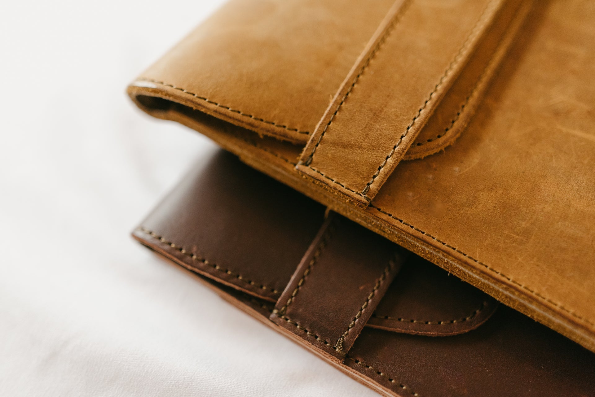 Leather iPad Pro Envelope Case - Chestnut