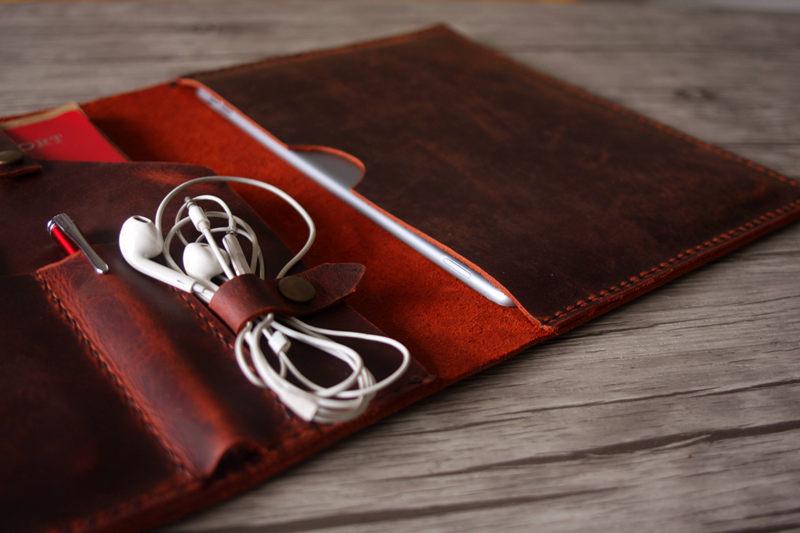 Womens iPad Pro Leather Portfolio Holder