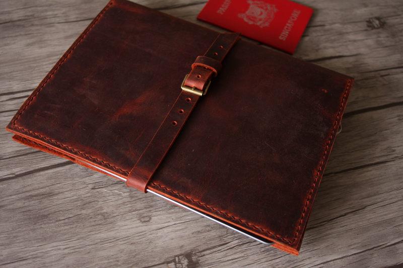 Engraved Leather iPad 10.2 Case Cover
