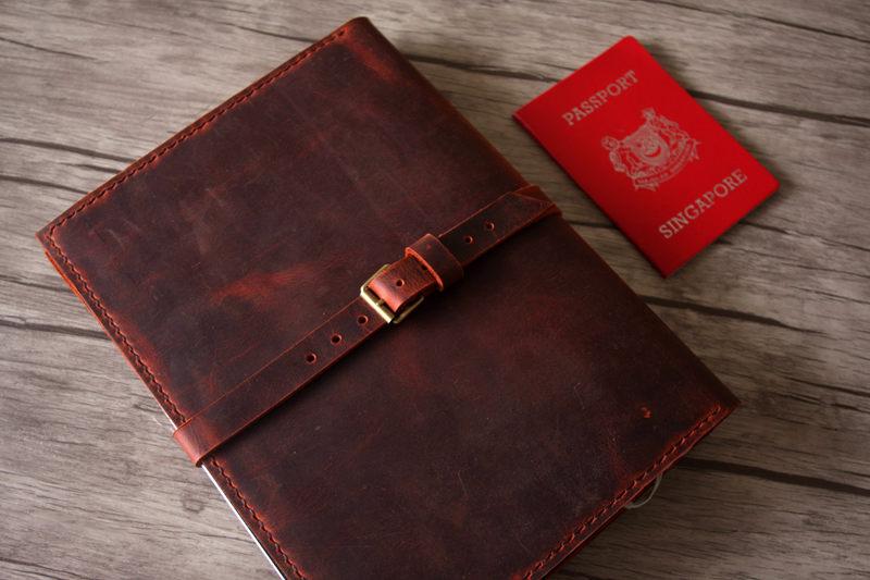 Engraved Leather iPad 10.2 Case Cover