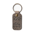 Leather Camper Van Keyfob - Slate
