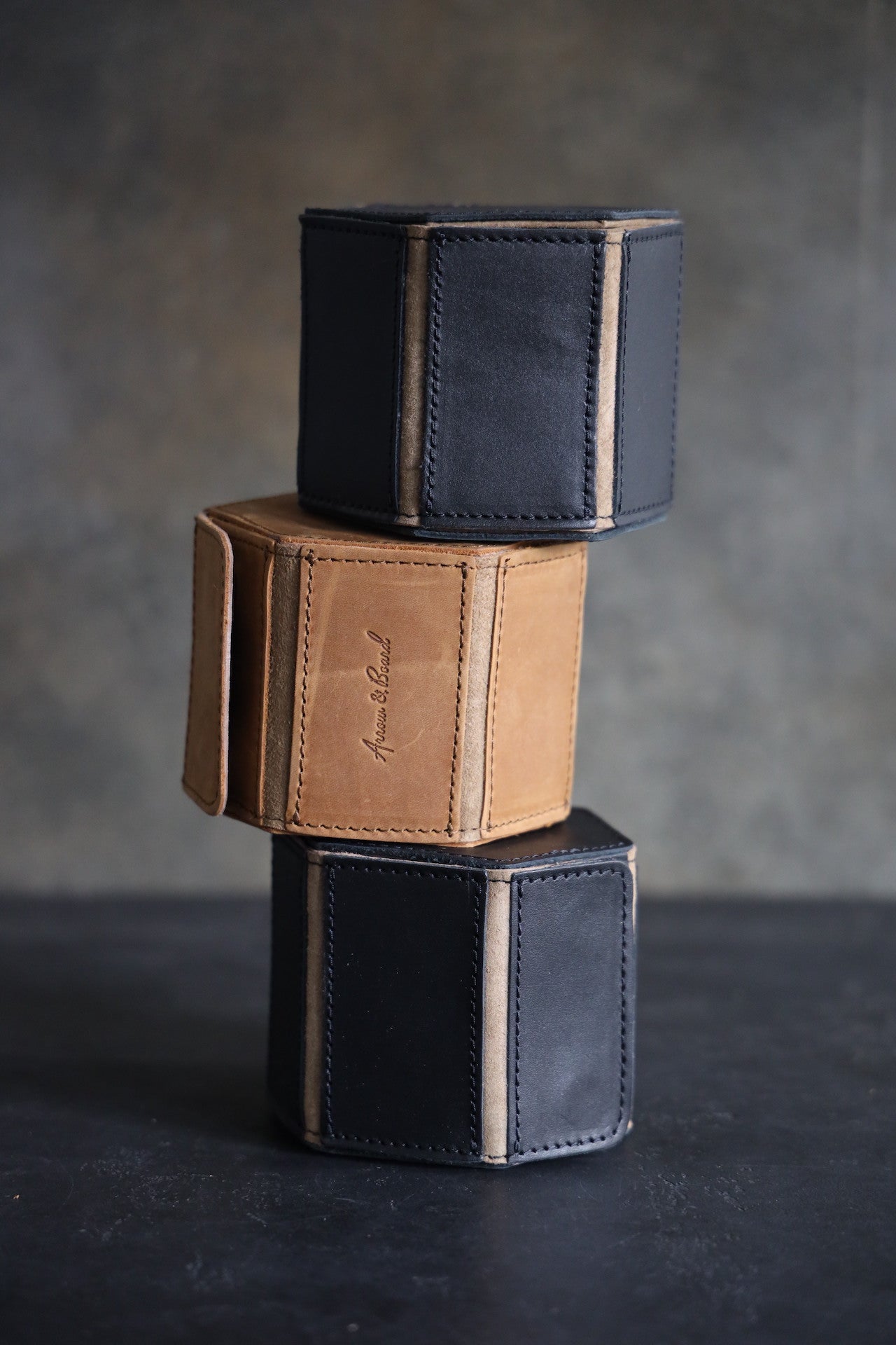Leather Watch Case - Tobacco