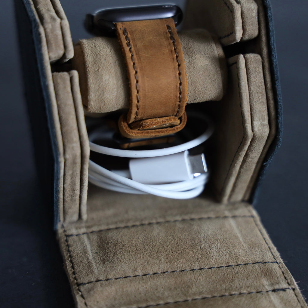 Leather Watch Case - Tobacco