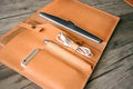 Personalized Macbook Pro 13 inch Leather Sleeve Case