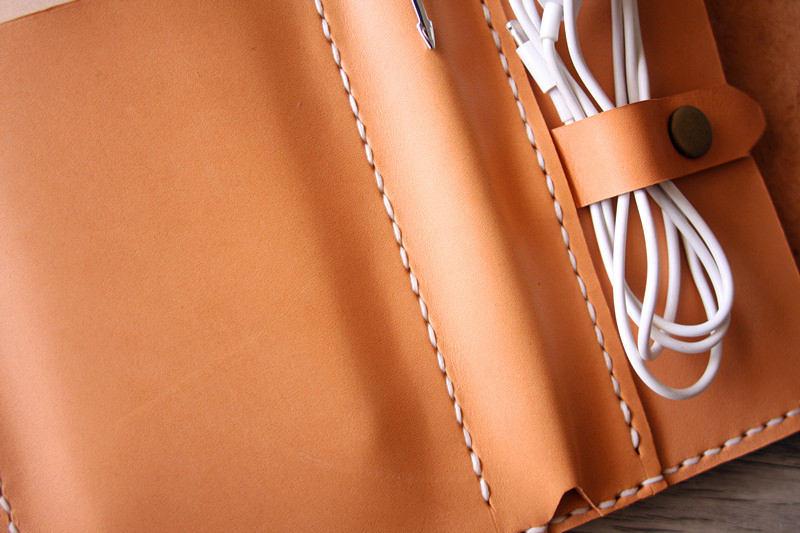 Personalized Macbook Pro 13 inch Leather Sleeve Case