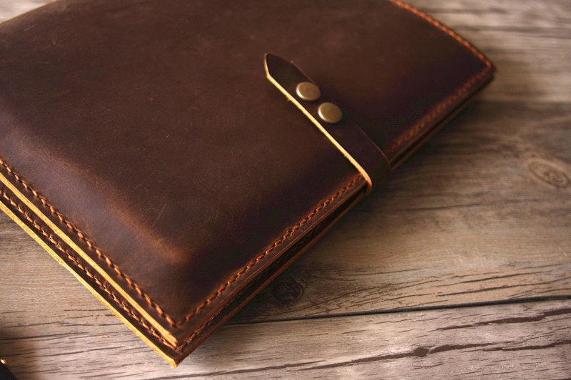Personalized Macbook Pro Cover 15 inch Leather Case