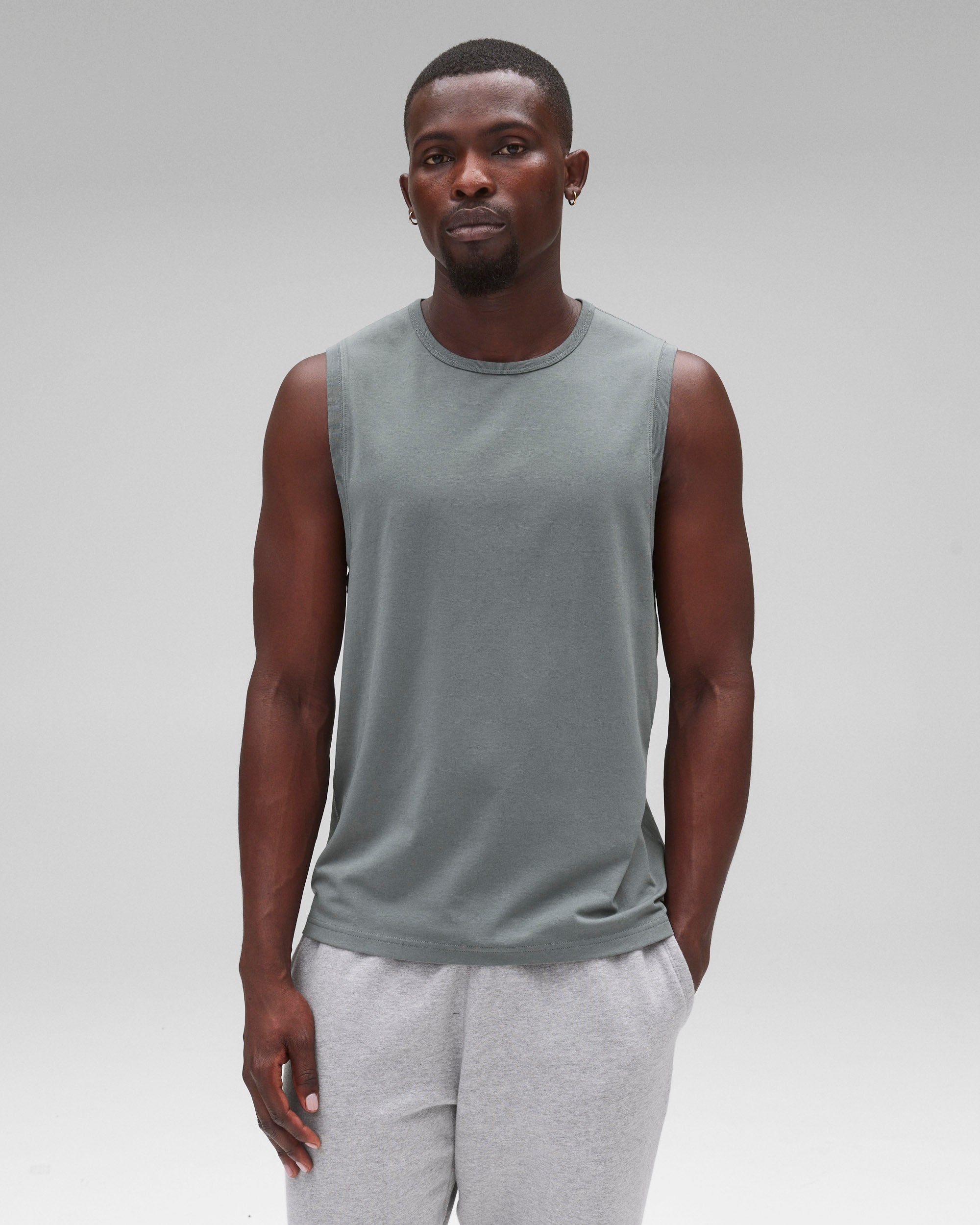 Copper Jersey Sleeveless Shirt - Vault