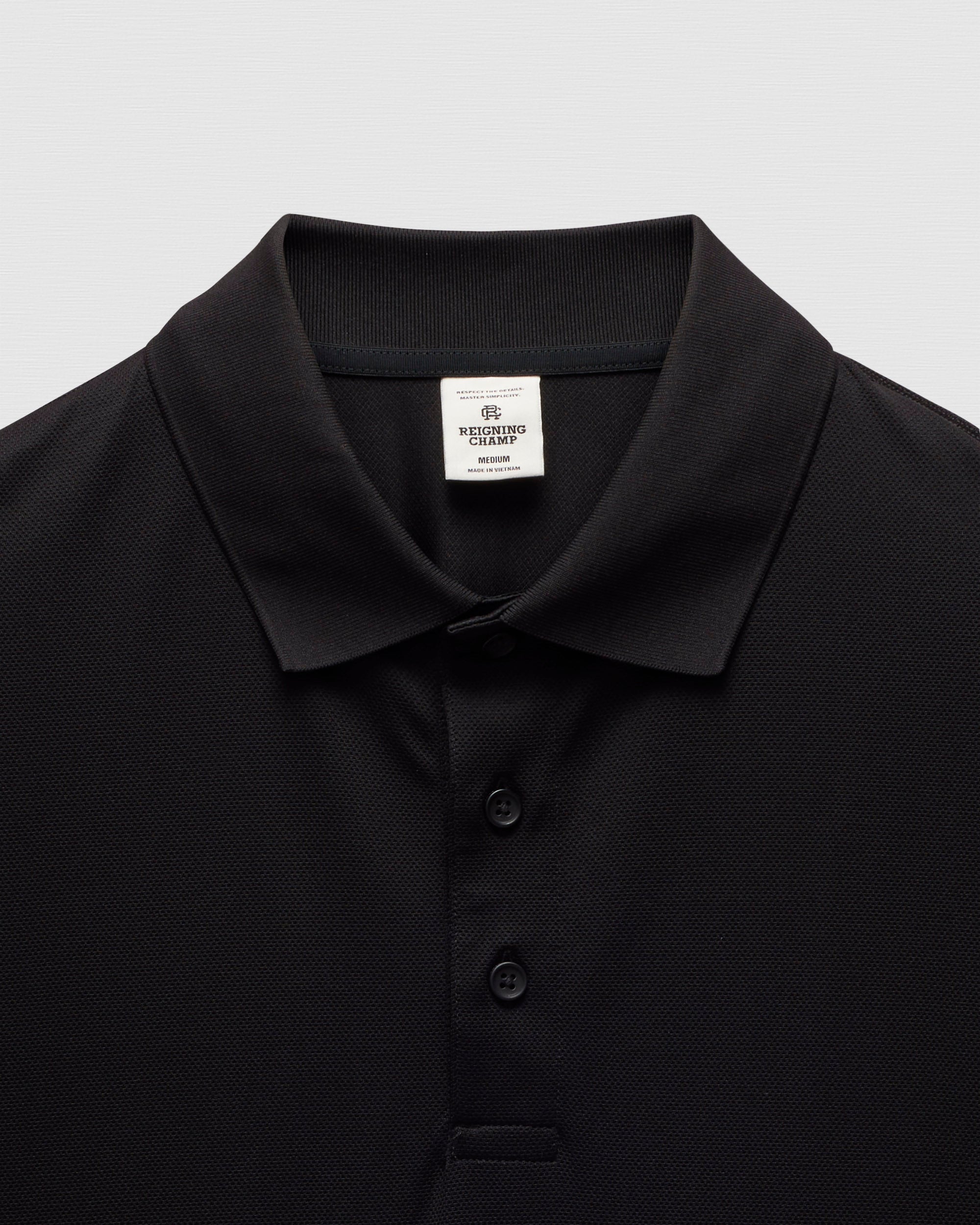 Tech Pique Playoff Long Sleeve Polo - Vault