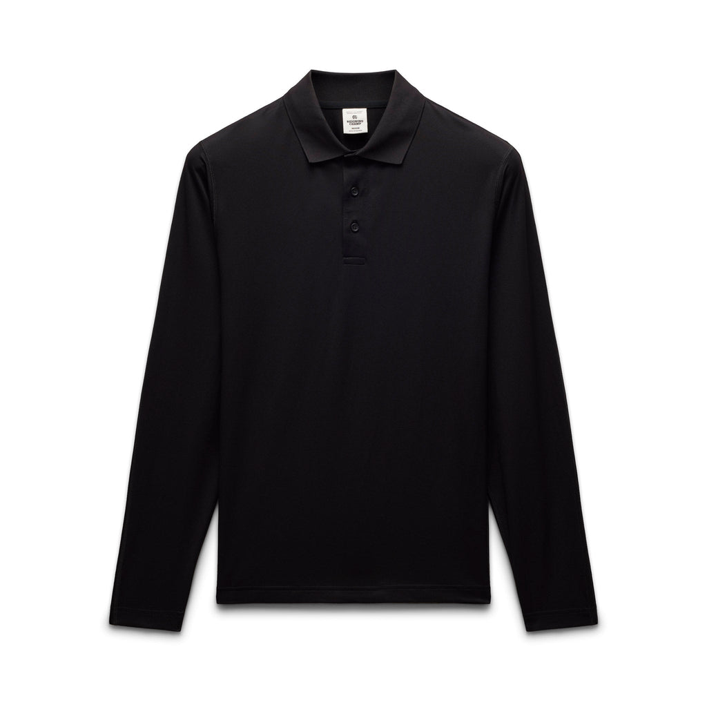 Tech Pique Playoff Long Sleeve Polo - Vault