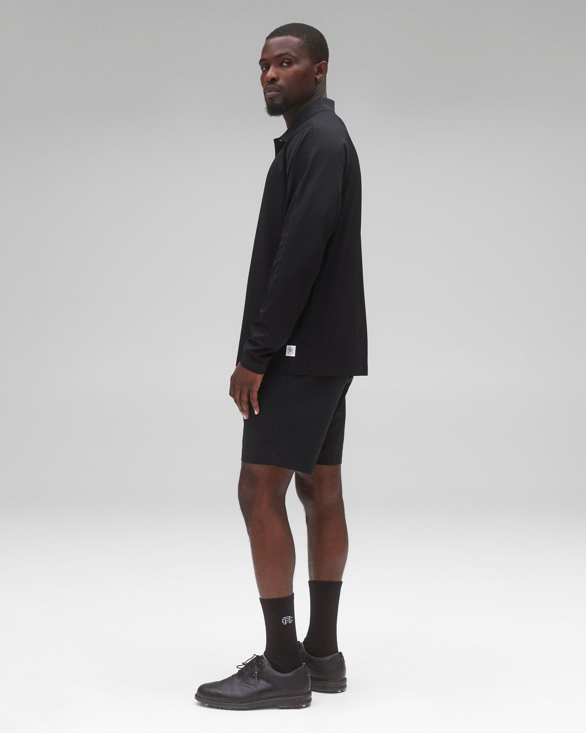 Tech Pique Playoff Long Sleeve Polo - Vault