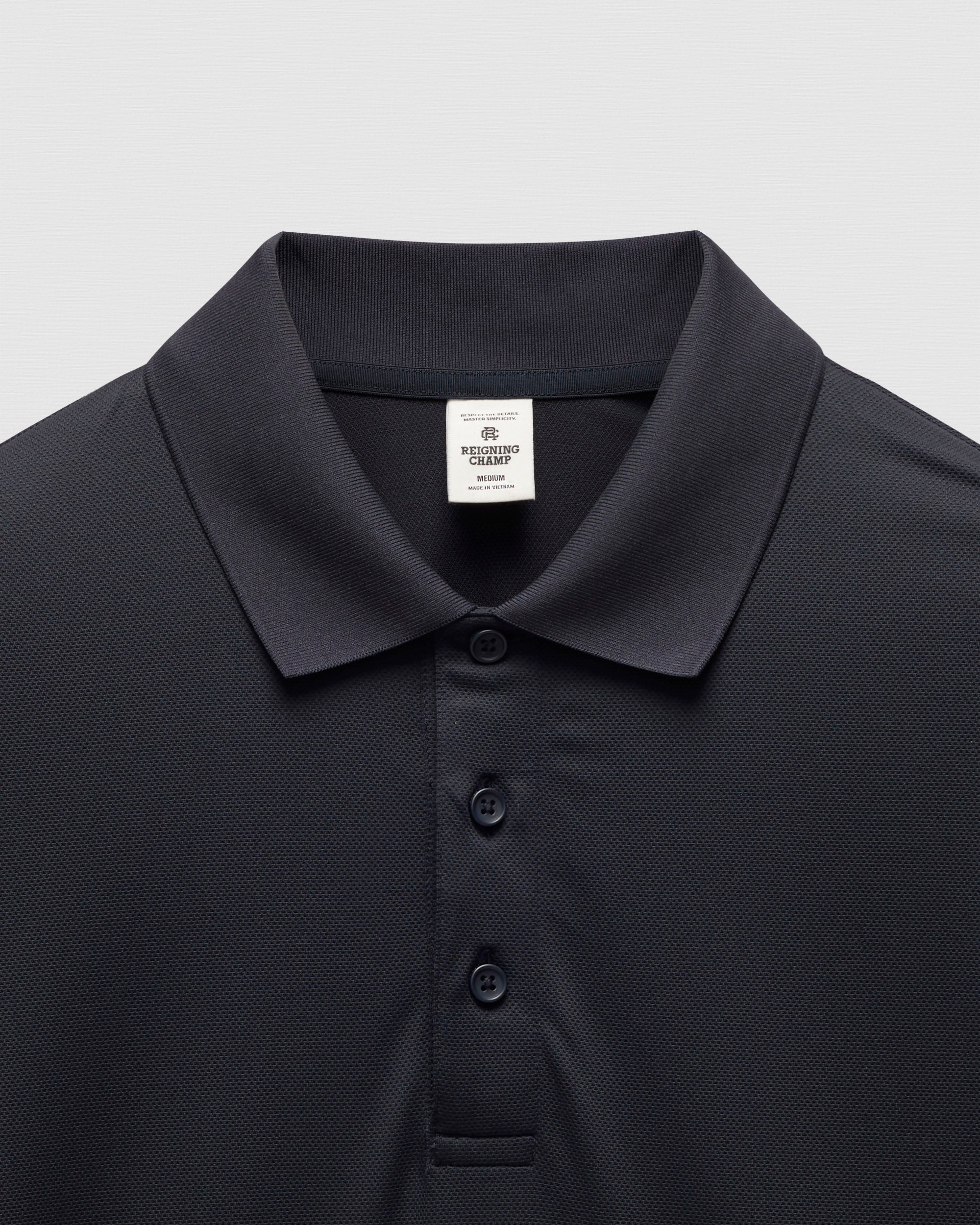 Tech Pique Playoff Long Sleeve Polo - Vault