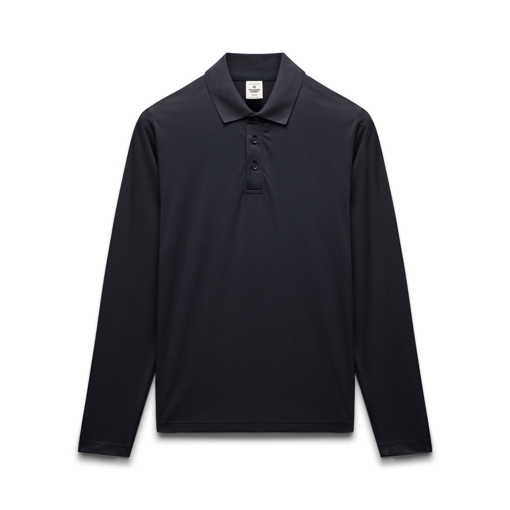 Tech Pique Playoff Long Sleeve Polo - Vault