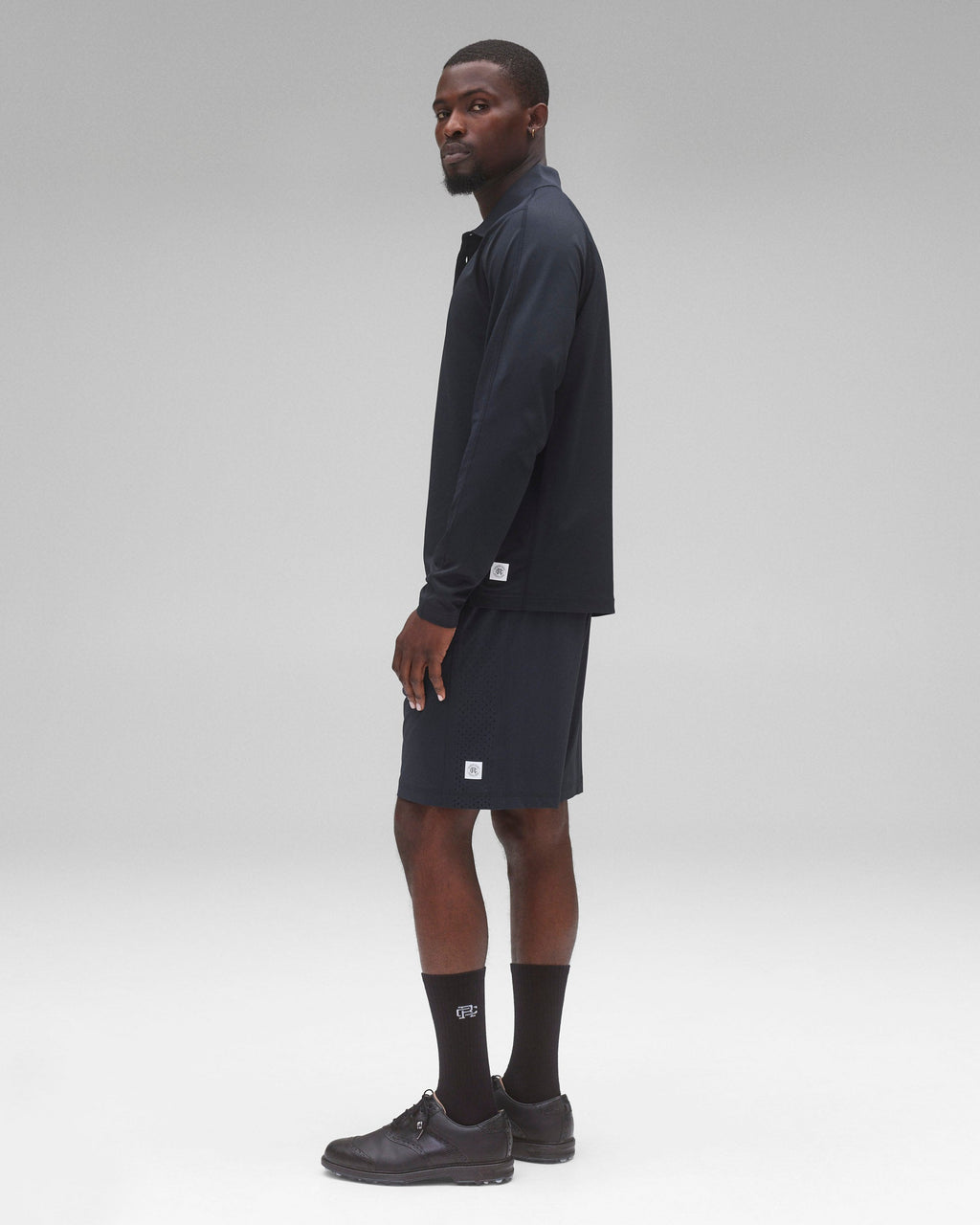 Tech Pique Playoff Long Sleeve Polo - Vault